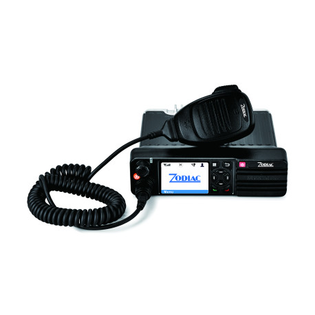 Zodiac D100 M, VHF mobilradio med GP